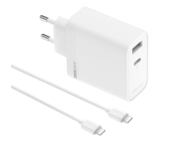 Ładowarka i akumulator realme SUPERVOOC 80W Dual Ports GaN Adapter with Type-C Cable